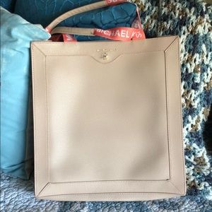 Michael Kors PVC (not leather)Long Tote Nude Color